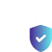 Shield icon with check-mark symbolising unmatched accuracy