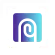 Gradient square with swirling connection icon symbolising easy integration